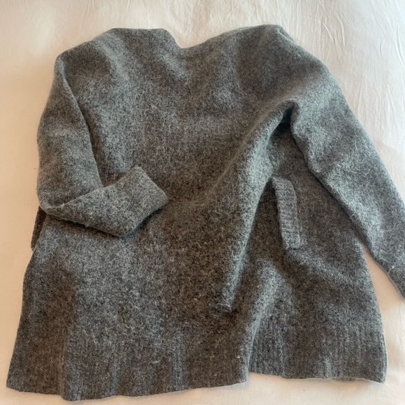 ACNE Alpaca open cardigan; grey size S - Picture 5 of 5